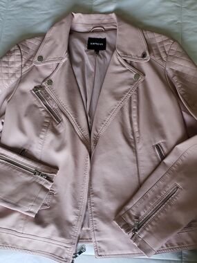 Express Women's Pink Moto Jacket